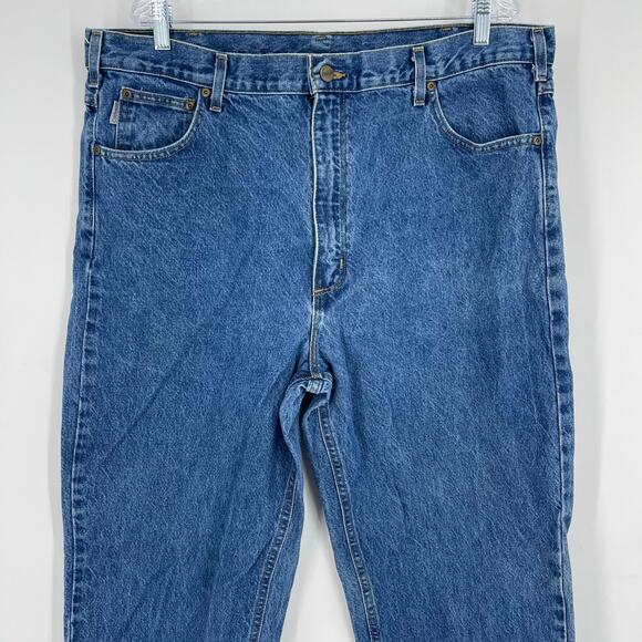Carhartt Relaxed Fit Jeans Blue Men’s Size 42x34 - Picture 5 of 7